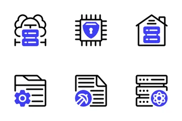 Datenverarbeitung Symbolpack