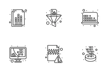 Datenwissenschaft Symbolpack