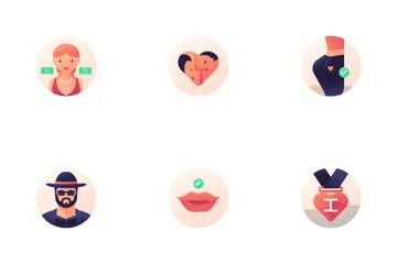Dating Badge Icon Pack