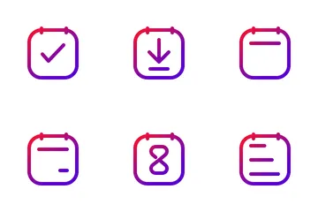 Datum (und Uhrzeit Symbolpack