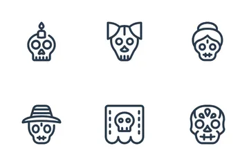 Day Of Dead Icon Pack