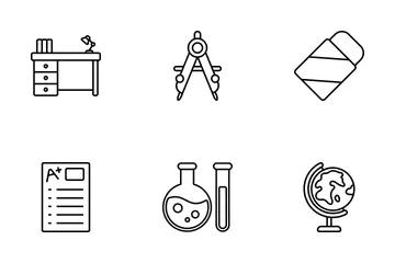 De vuelta a la escuela Paquete de Iconos