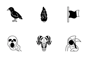 Death Symbols Icon Pack