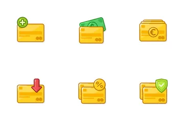 Debit And Credit Cards Icon Pack