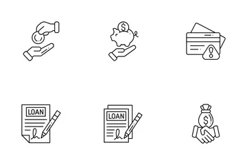 Debt And Loan Icon Pack
