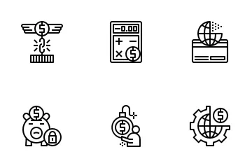 Debt Management Icon Pack