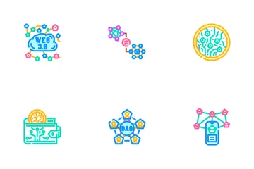 Decentralized Applications Dapps Icon Pack