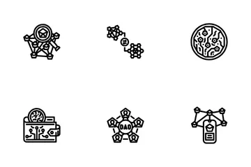 Decentralized Applications Dapps Icon Pack