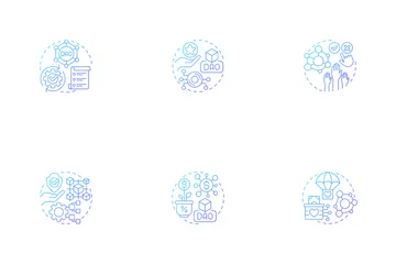 Decentralized Autonomous Organizations Icon Pack