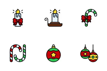 Decoração de Natal Pacote de Ícones