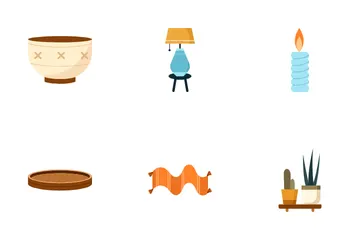 Decoración del hogar Paquete de Iconos