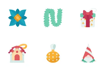 Decorações para árvores de Natal Icon Pack