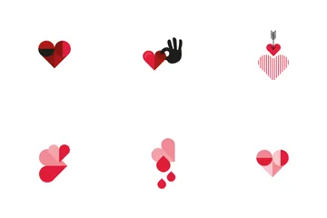 Decorative Heart Icon Pack