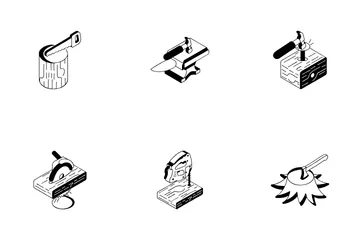 Déforestation dans les scieries Icon Pack