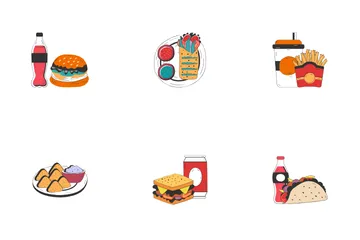 Delicious Fast Food Icon Pack