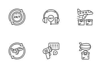 Delivery And Logistics Icon Pack