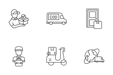 Delivery And Logistics Icon Pack