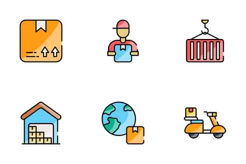 Delivery And Logistics Icon Pack