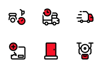 Delivery And Shipping Icon Pack