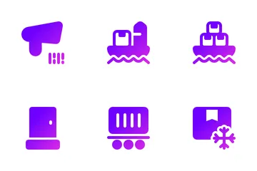 Delivery And Shipping Icon Pack