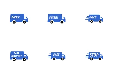 Delivery And Shipping Icon Pack