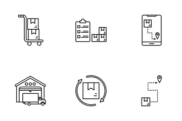 Delivery And Warehouse Icon Pack