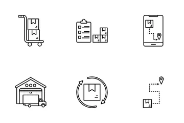 Delivery And Warehouse Icon Pack