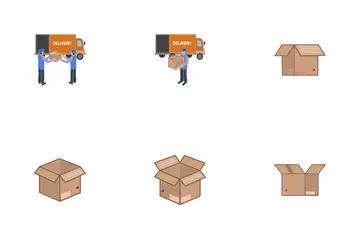 Delivery Box Icon Pack