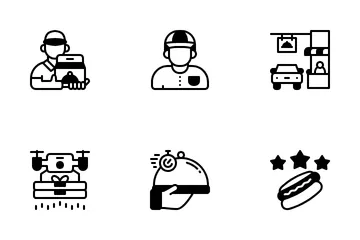 Delivery Food Icon Pack