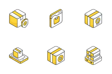 Delivery, Logistic And Navigation Icon Pack