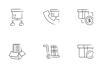 배송 및 물류 아이콘 팩