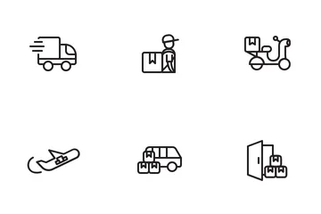 Delivery Service Icon Pack