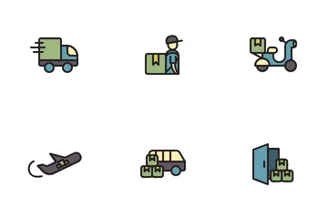 Delivery Service Icon Pack