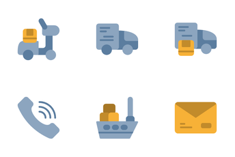 Delivery Set Icon Pack