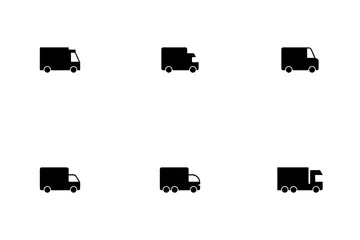 Delivery Truck Icon Pack