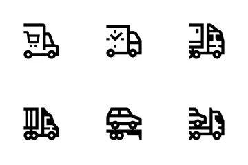 Delivery Vehicles Icon Pack