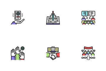 Demokratie Regierung Politik Symbolpack
