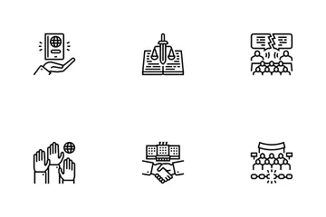 Demokratie Regierung Politik Symbolpack