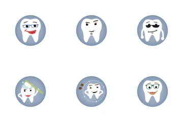 Dental Flat Icon Pack