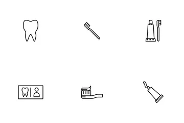 Dental Line Icon Pack