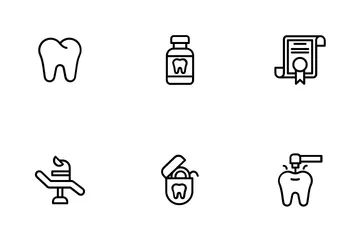 Dentist Medical Icon Pack