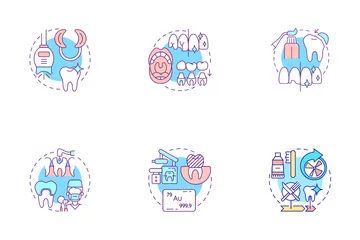 Santé des dents Icon Pack