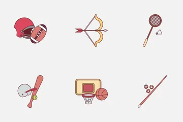 Deportes de verano Paquete de Iconos