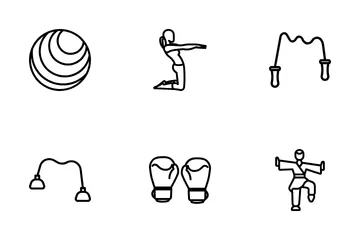 Deportes y fitness Paquete de Iconos