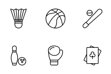 Deportes y juego Paquete de Iconos