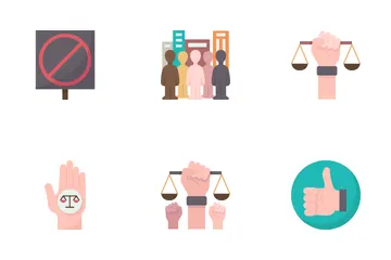 Derechos humanos Paquete de Iconos