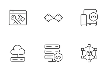 Desarrollo de software Paquete de Iconos