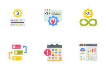 Desarrollo de software Paquete de Iconos