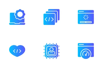 Desarrollo de software Paquete de Iconos