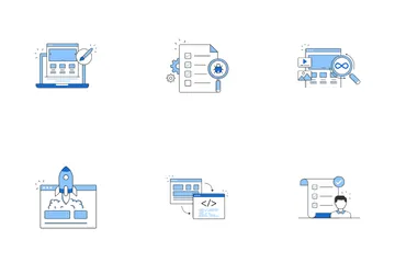 Desarrollo de software y ciclo de vida del proyecto Paquete de Iconos